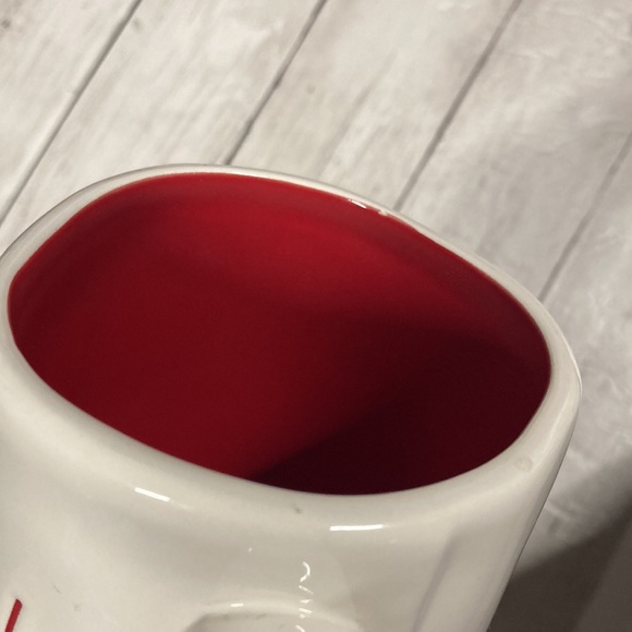 Rae Dunn Jolly Mug Red White - Picture 7 of 7